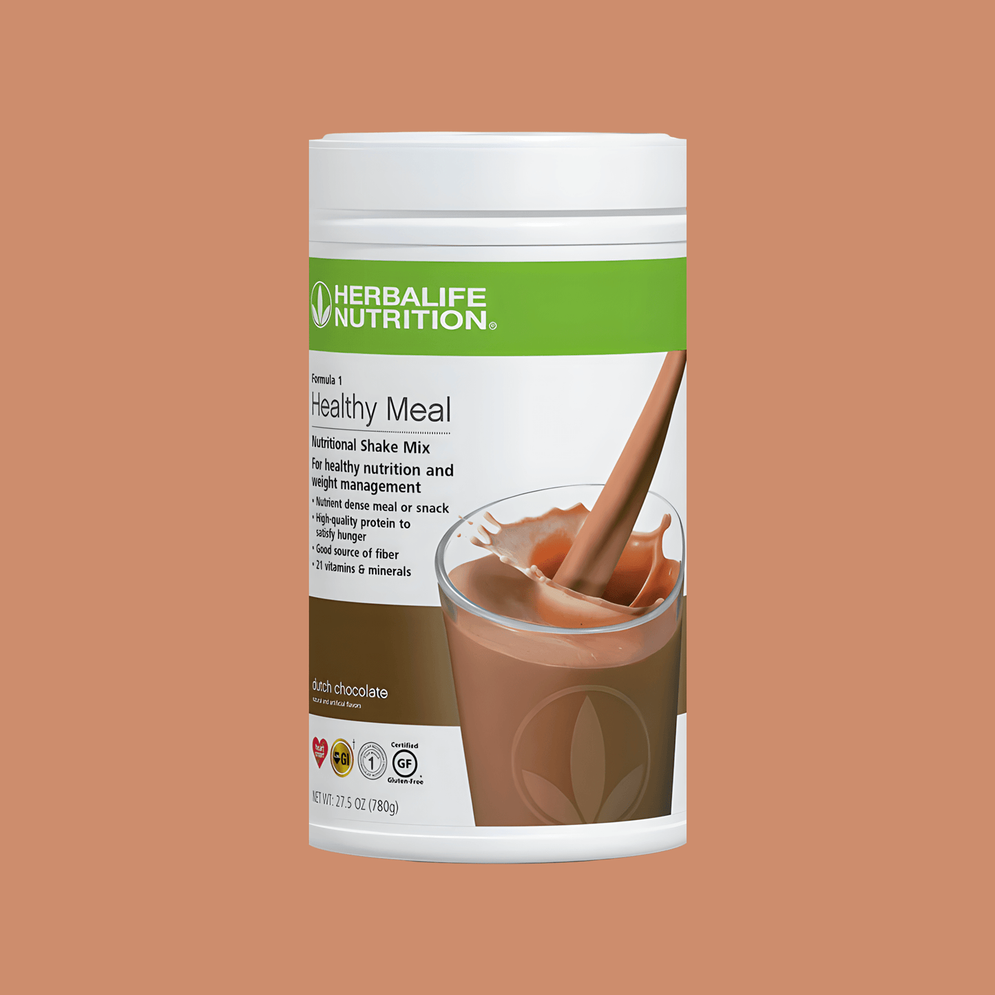 Formula 1 Healthy Meal Nutritional Shake Mix: Dutch Chocolate 780 g - Lecse