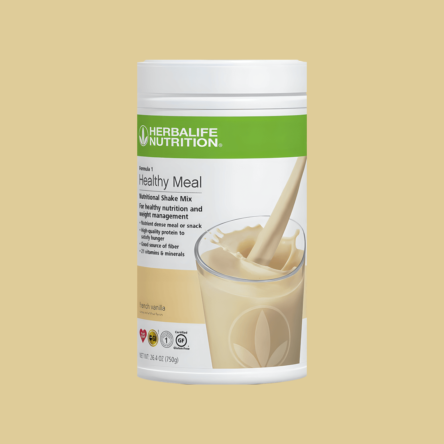 Formula 1 Healthy Meal Nutritional Shake Mix: French Vanilla 750 g - Lecse